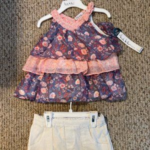 Nicole Miller 2 piece set for girls (size 5)
